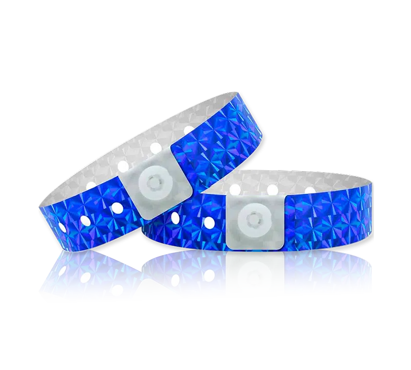 HOLOGRAPHIC Wristbands <span class="small-title"><br>(500 Unid/Pack)</span>